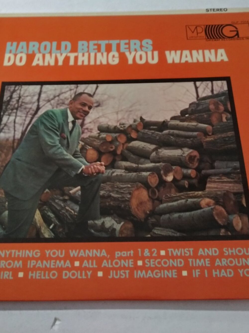 Harold Betters – Do Anything You Wanna VG+ Original Gateway GSLP7014 Record 1966